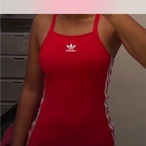 Adidas Women's Red Tank Top